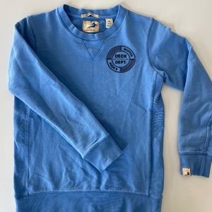 Scotch & Soda Sweatshirt, Unisex Kids Size 10, Blue